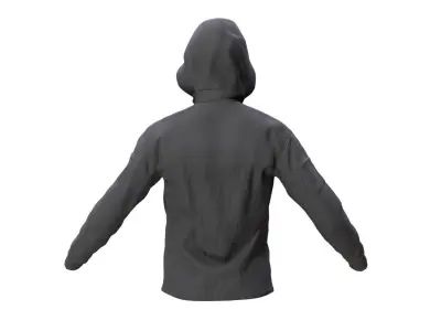 Jacket 55 - All MH Bodies - UE5 Skeletons - Rigged Low-poly 3D model