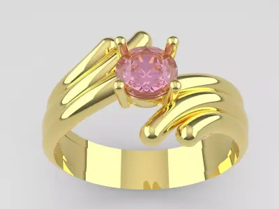 Engagement Ring  Free 3D print model