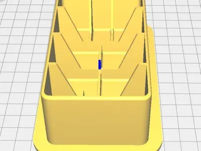 Cap for rear bumper amplifier Toyota Hylix 3D model