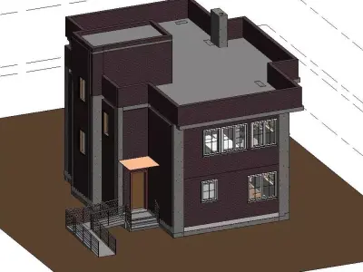 3 Storey House 3D model
