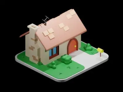 House 3D model 5