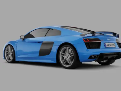 Audi R8 V10 Plus 3D model