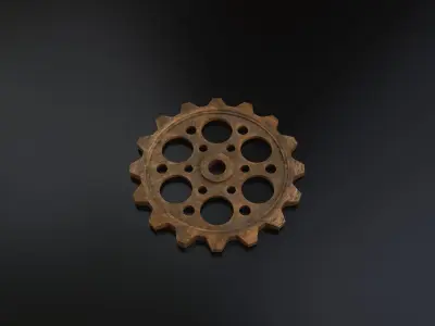 Steampunk gears - Print ready 3D print model