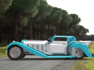 classic car 3D model