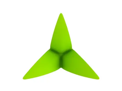 Cartoon Grass 3D model