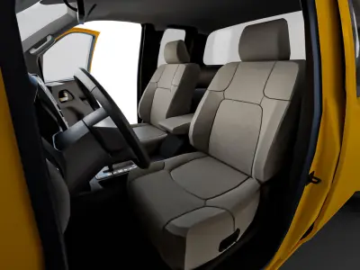 lowpoly  Nissan Frontier 2016 Low-poly 3D model