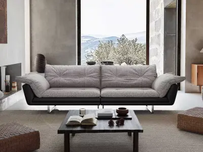 Mid Century interior scene 3D model