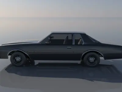 Chevrolet Impala Coupe 1977  3D print model