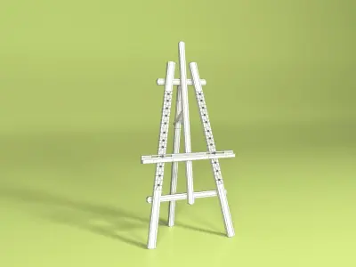 Easel 3D model