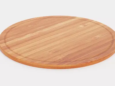 -Cheese Set on Board- 3D model