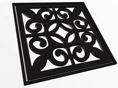 Sinkhole Ornamented 01 Low-poly 3D model