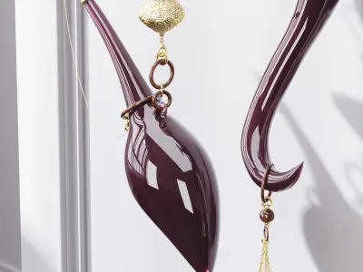 Birds The Glass Art Sculpture Jenny Pohlman and Sabrina Knowles 3D model