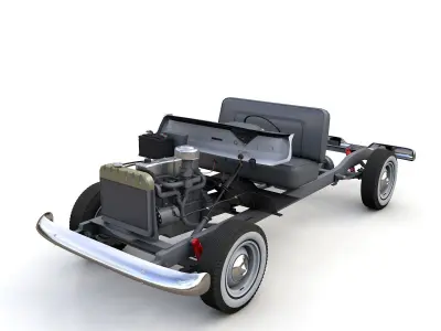 Chevy 3100 Steepside Pickup 1955 3D model