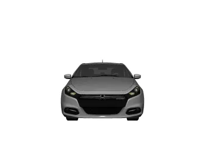 DODGE DART GT 2013 Low-poly 3D model