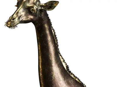Giraffe  statuette 3D model