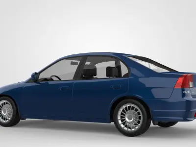 Honda Civic VTEC 3D model