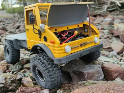 Crawler Bog 406 Cab  - 1-10 RC body 3D print model