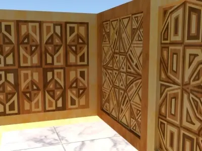 Library Study Desk Free 3D model