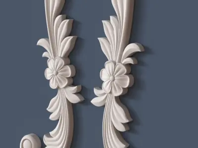 Decorative Scroll 3D model 3