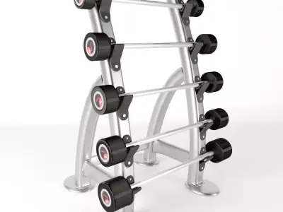 Life Fitness barber holder  3D model