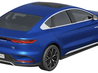 BYD Han 2025 3D model