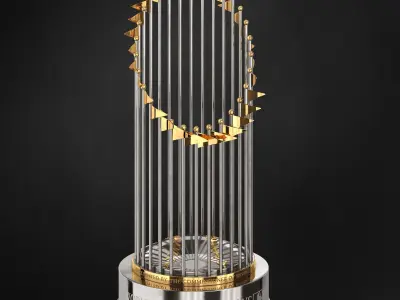 Baseball World Series Champion Trophy 3D model
