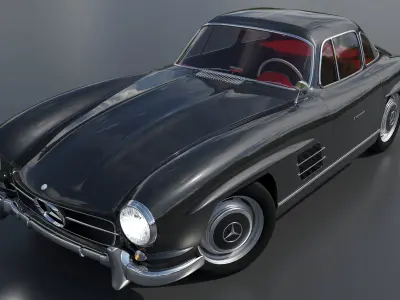 Mercedes benz w198 3D model