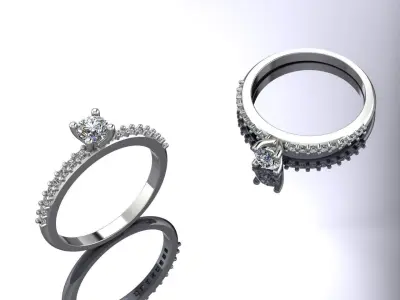 Jewelry Ring Gold 3D print model purchase