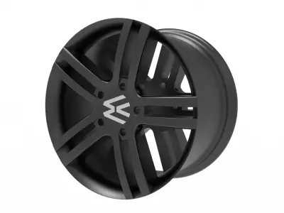 volkswagen rim wheel model 3D print model