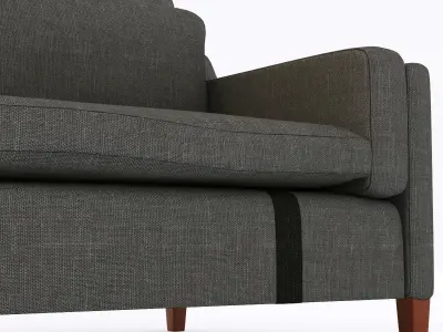 fabric modern sofa 3D model