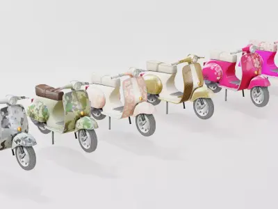 Hola scooters 3D model