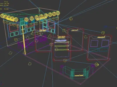 Exhibition - Area - 12X6-3DMAX2009-010 3D model