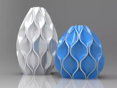 modern Vase 3D print model purchase