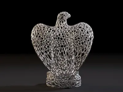 Eagle figurine 3D print model