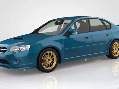Subaru Legacy 2005 3D model
