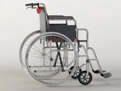 Hi Fortune 21 Lbs Lightweight Medical Self Propelled Manual 3D model