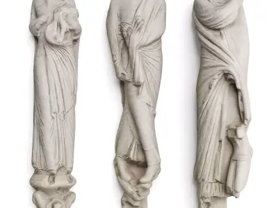 Wallmount Torses Low-poly 3D model