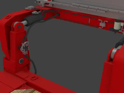 Kassbohrer low loader 3D model