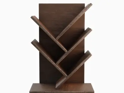 Small Bookshelf 01 Low-poly 3D model