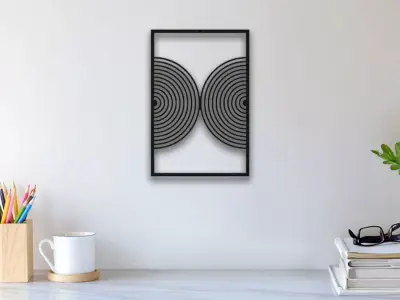 Abstract Wall Art 3D print model 12