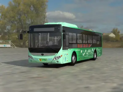 YUTONG ZK6125BEVG6 bus 3D model