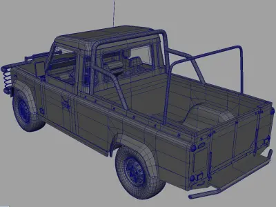 jeep car 3d model 3D model