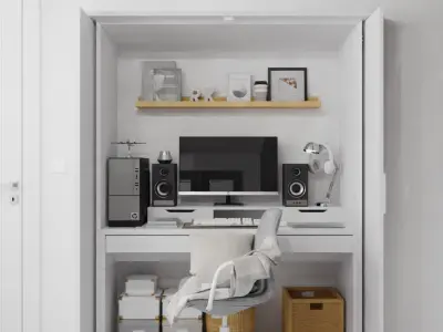 Aesthic Loft Apartment 3D model