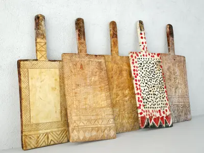 Wood African Decor 3D model