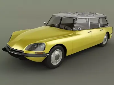 Citroen DS 21 Break 3D model