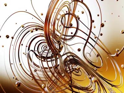 Set of 26 Strange Attractor models 3D model