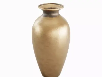 Decorative Vase Set Low-poly 3D model