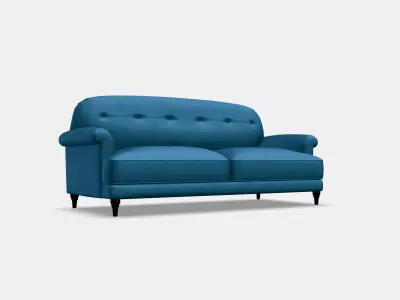 ESSEBODA 3-seat sofa 5 Low-poly 3D model
