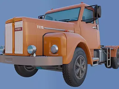 SCANIA 111 TOCO BED CABIN 3D print model