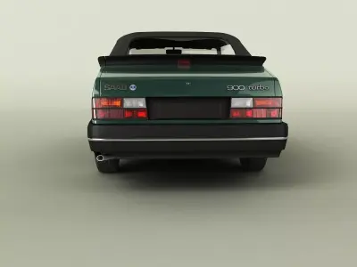 SAAB 900 Turbo Convertible 3D model
